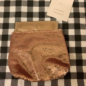 LC Lauren Conrad Sequin Jewelry Pouch